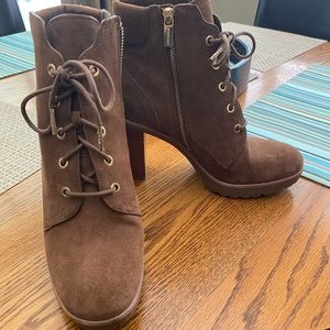 Michael Kors suede booties